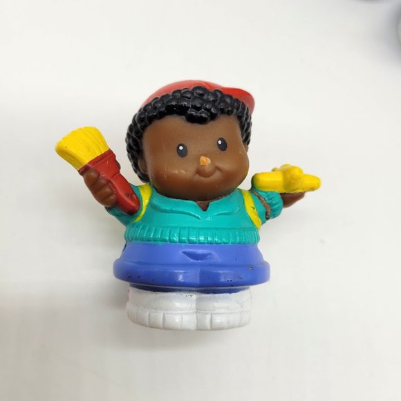 LOT OF 8 LITTLE PEOPLE Fisher Price Boys Girls Blonde Brunette Play Club Team - Picture 9 of 15